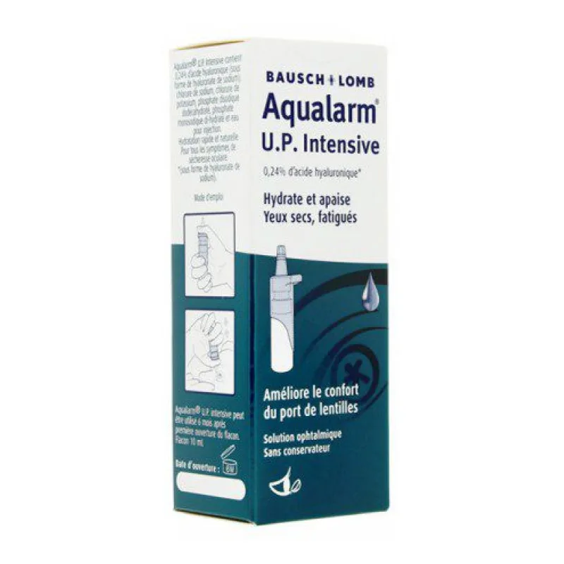 GOUTTES Bausch & Lomb Aqualarm U.P Intensive Bausch & Lomb 10ml