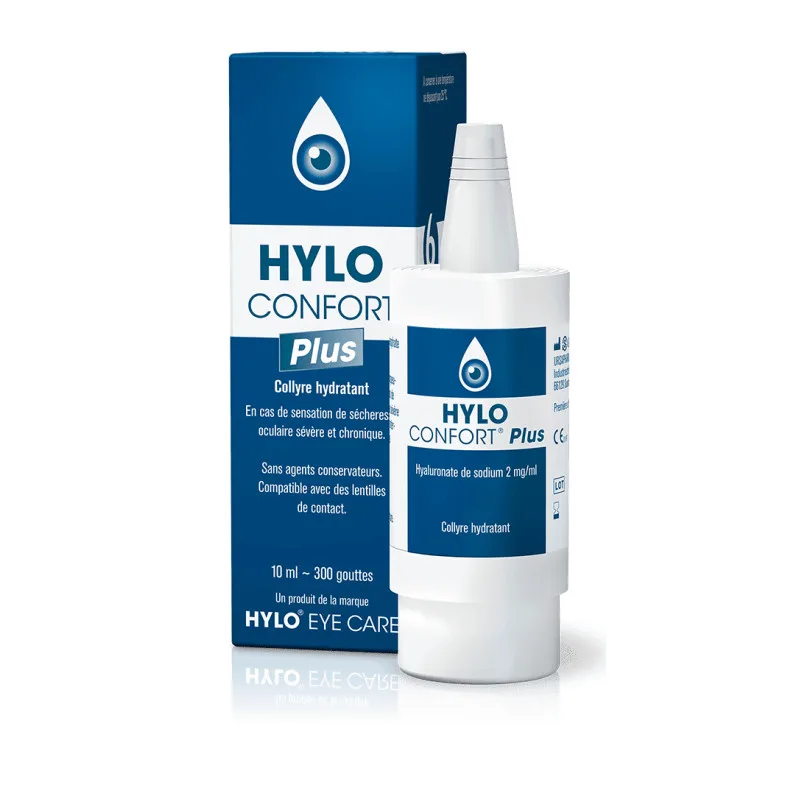 GOUTTES Hylo Confort PLUS 300 Ursapharm 10 Ml