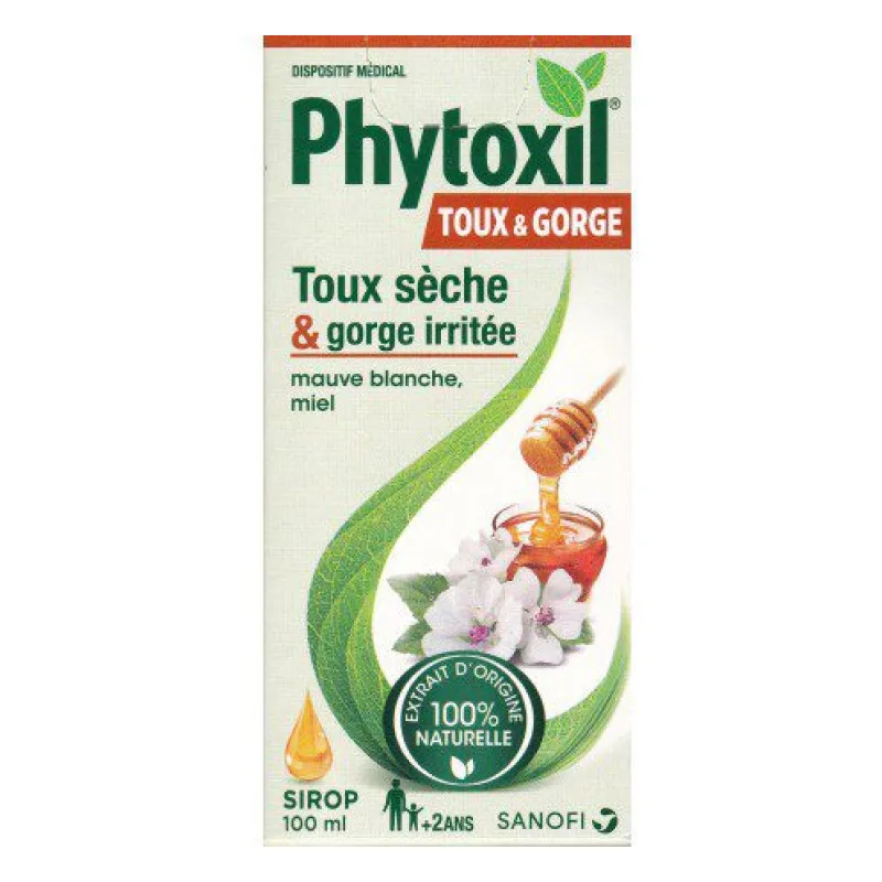 SANOFI - Phytoxil - Toux sèche et Gorge irritée - 100ml