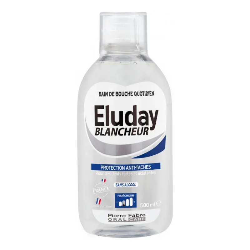 Pierre Fabre - Eluday - Blancheur Bain de Bouche Quotidien 500 ml