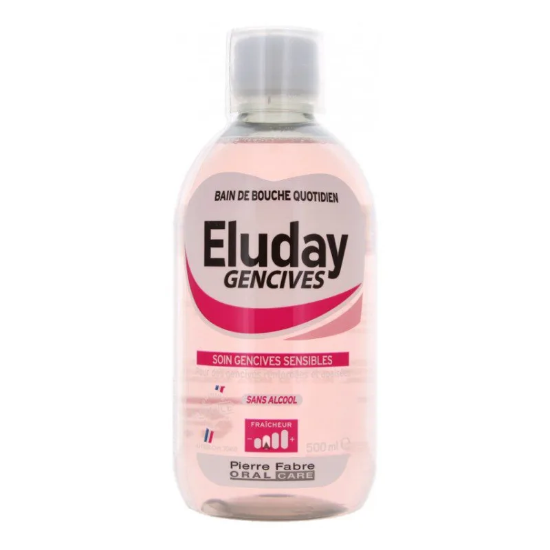BAIN DE BOUCHE Eluday Gencives Quotidien Pierre Fabre 500 Ml
