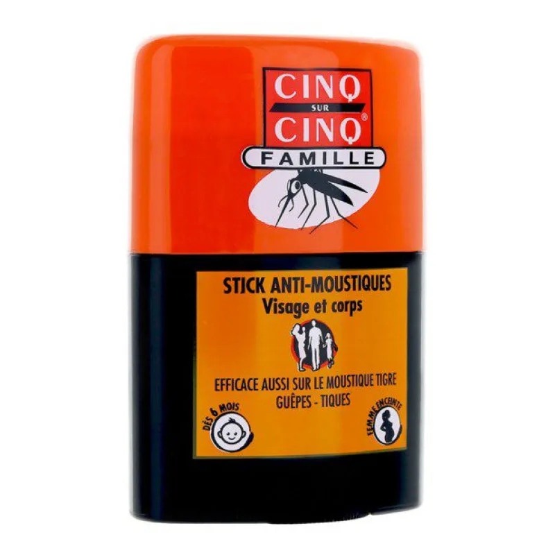 STICK Anti Moustiques Famille Cinq sur Cinq 20ml