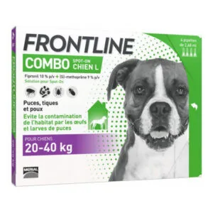ANTIPARASITAIRE CHIEN Puces et Tiques Frontline 68ml