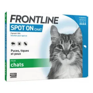 ANTIPARASITAIRE CHAT Puces et Tiques Frontline 5ml Chat