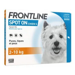 ANTIPARASITAIRE CHIEN Puces et Tiques Frontline 67ml