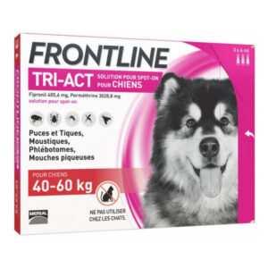 Frontline - TRI-ACT pour Chiens - 3 pipettes de 6ml