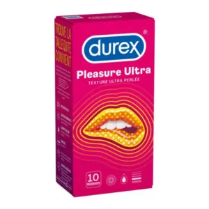 DUREX - Pleasure Ultra Texture Ultra Perlée - Boite de 10 Préservatifs