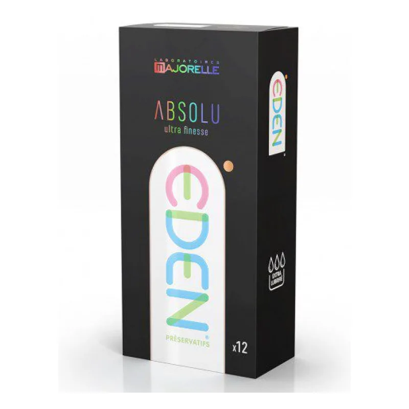 PRÉSERVATIF Majorelle EDEN Absolu Ultra Finesse Boite de 12