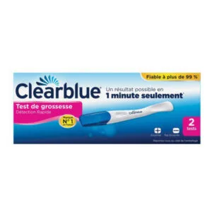 Clearblue - Test de grossesse Clearblue Plus - Boîte de 2 test