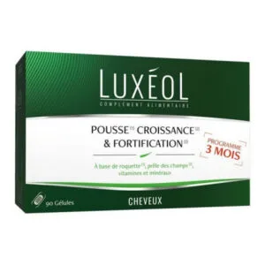 Nutravalia - Luxéol - Pousse Croissance & Fortification - Programme 3 mois - 90 gélules