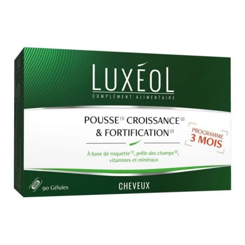 SÉRUM CROISSANCE Cheveux Luxéol 90 Gélules