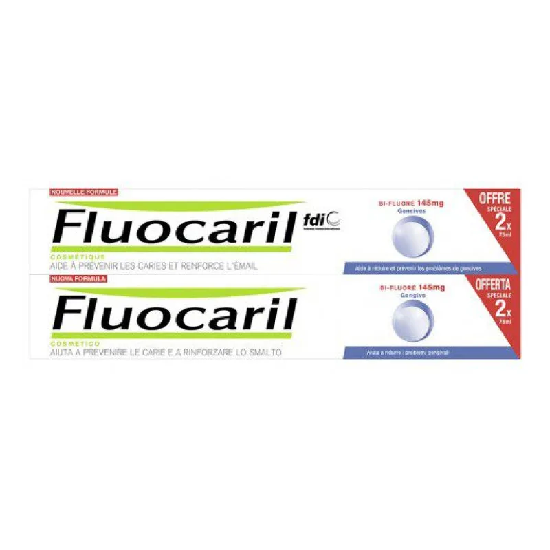 DENTIFRICE Gencives Bi Fluoré 145 Mg Lot Fluocaril X 75