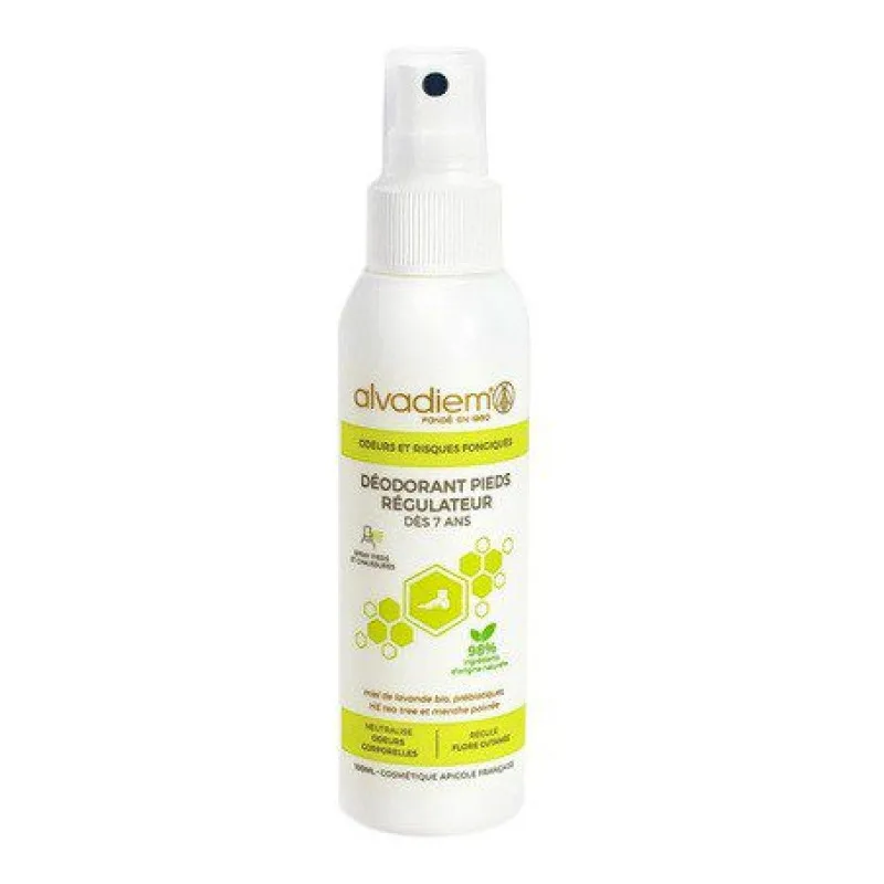 SPRAY Déodorant Pieds Régulateur Alvadiem 100ml