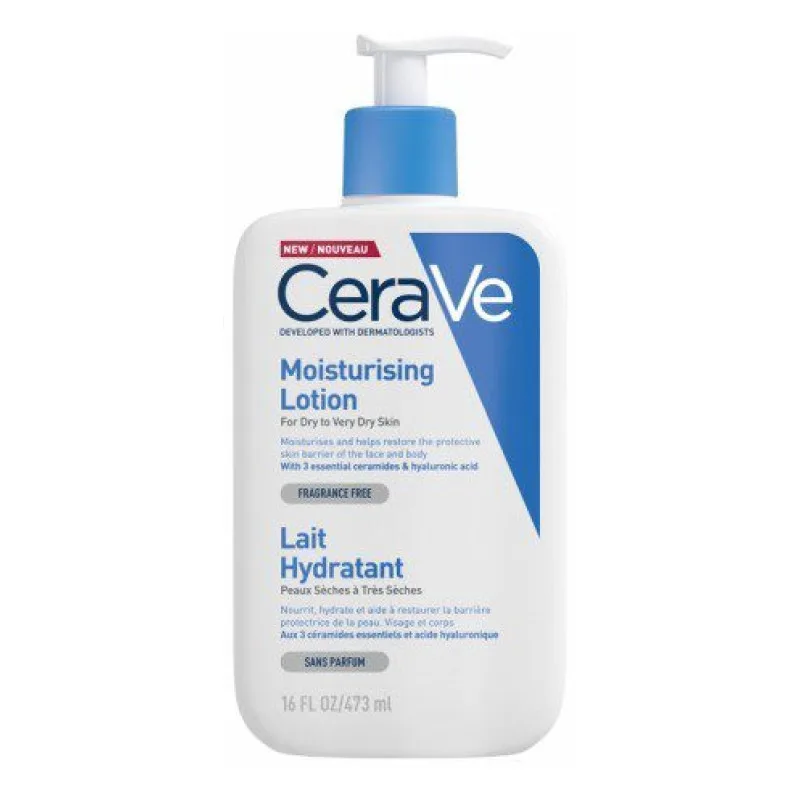 LAIT Hydratant Flacon Pompe CeraVe 473ml