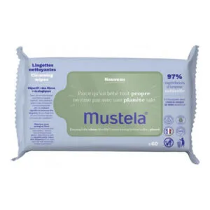 Mustela - Lingettes Nettoyantes à l'Avocat 60 Lingettes