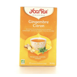 Yogi Tea - Gingembre Citron Bio - 17 Sachets