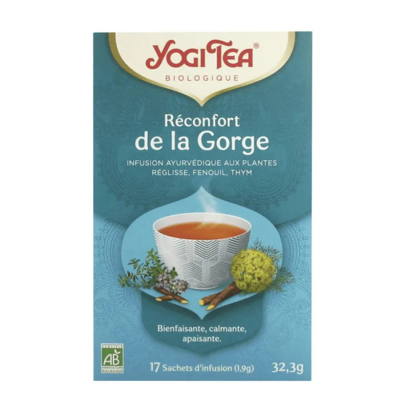 SACHETS Réconfort de la Gorge Bio 17 Yogi Tea 17