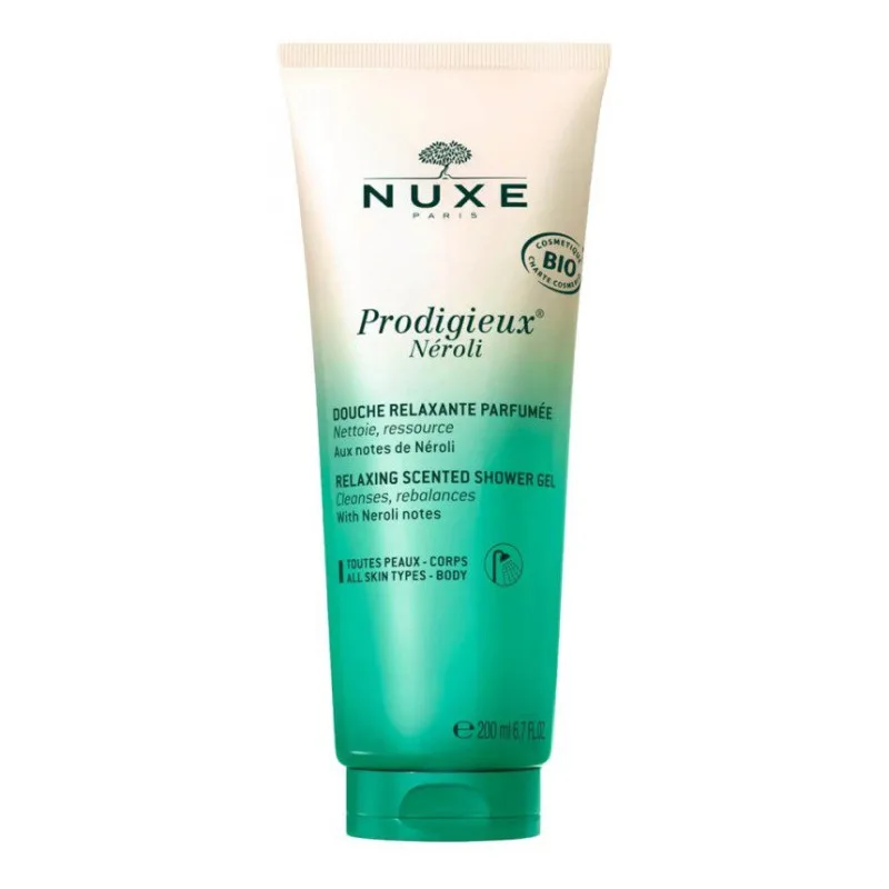 PARFUM Prodigieux Néroli Douche Relaxante Parfumée Bio Nuxe 200 Ml