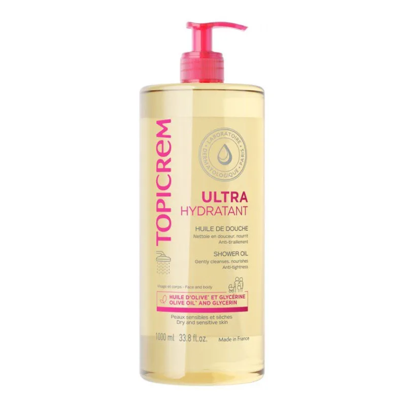 HUILE de Douche Ultra Hydratante Topicrem 1L