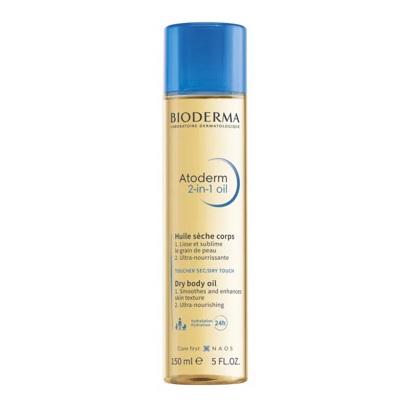 HUILE Atoderm 2 In 1 Sèche Corps Bioderma 150 Ml