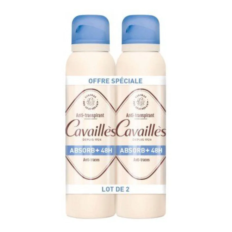 SPRAY Cavailles 2 Déodorant Absorb+ 48h Roge Cavailles