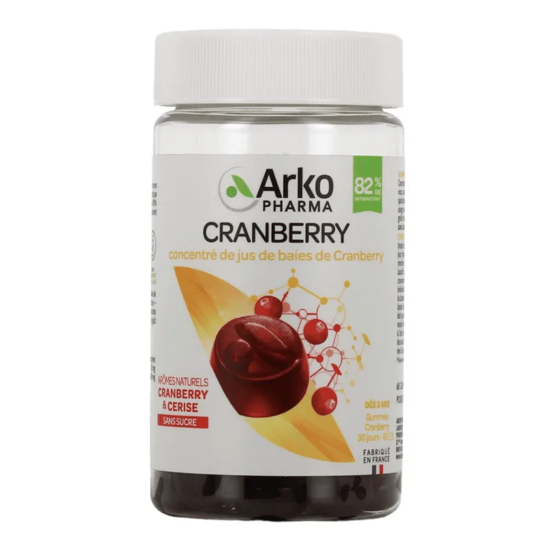 CONFORT URINAIRE Cranberry Arkopharma 60 Gummies