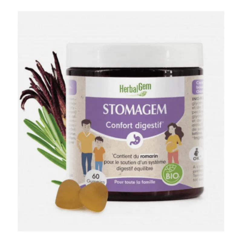 GUMMIES Stomagem Confort Digestif Bio 60 Herbalgem