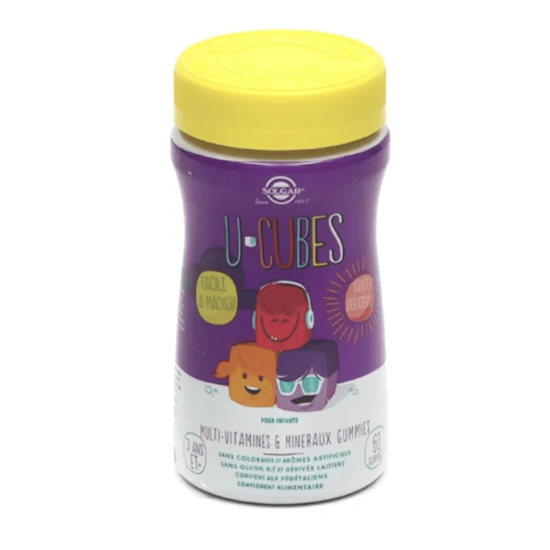 GUMMIES U Cubes 60 Vitamines Enfant Solgar