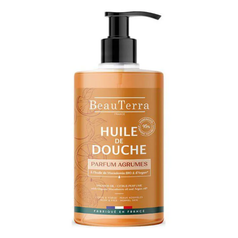 HUILE de Douche Parfum Agrumes Beauterra 750ml