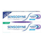 DENTIFRICE Rapide Action Gout Menthe Lot de Sensodyne x75