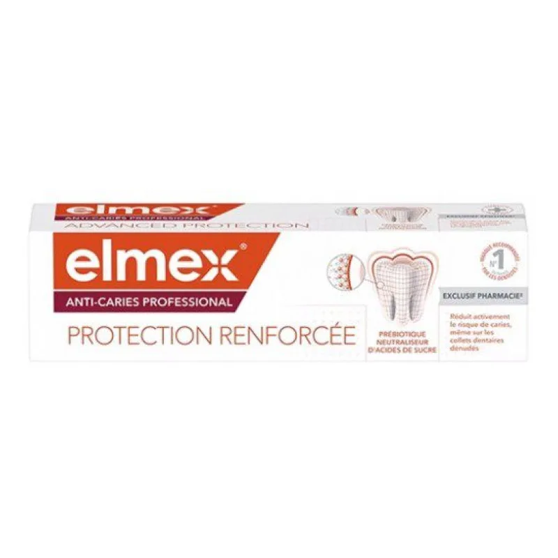DENTIFRICE Anti Caries Professional Protection Renforcée Elmex 75 Ml