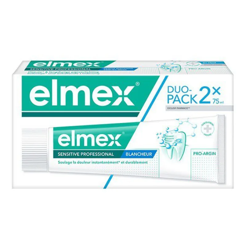 DENTIFRICE Sensibilité & Blancheur Lot de 2ml Elmex x75