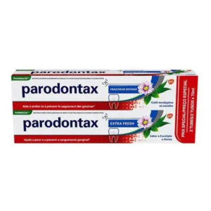 Parodontax - Dentifrice fraicheur intense gout eucalyptus et menthe lot de 2x75ml