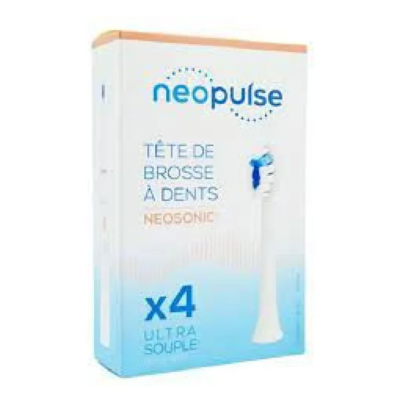 BROSSE Tête de à Dents Extra Souple Neopulse x4
