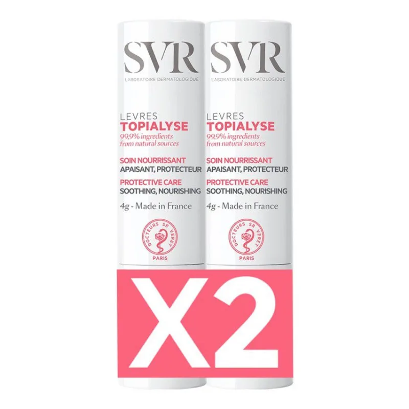 SVR - Topialyse Lèvres Lot de 2 x 4 g