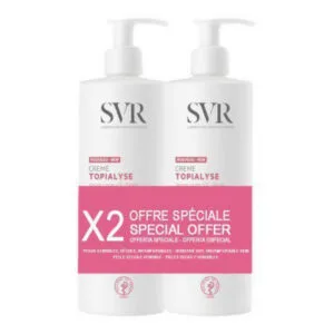 CRÈME NOURRISSANTE Peau Sèche SVR Topialyse Lot de 2x400ml Lot de 2x400ml