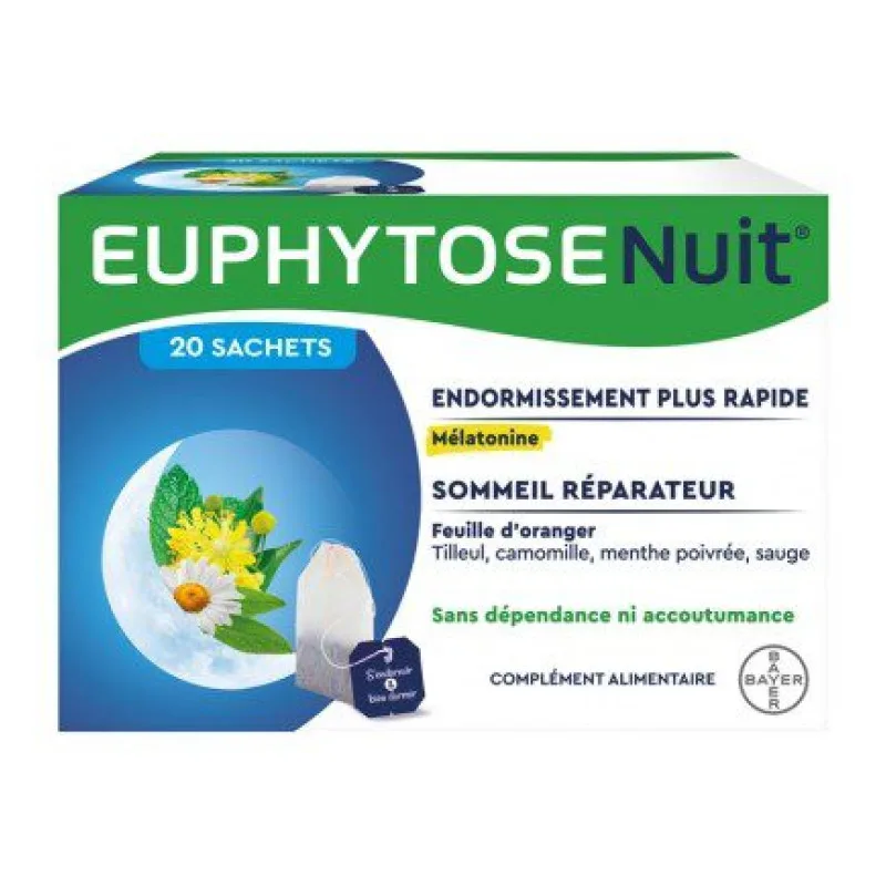 SACHETS Euphytose Nuit 20 Bayer 20 Sachets