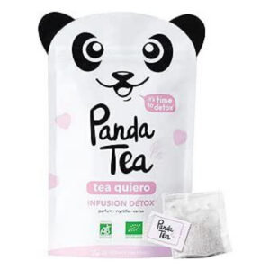 Panda Tea - Inufsion détox tea quiero parfum myrtille/cerise 28 sachets