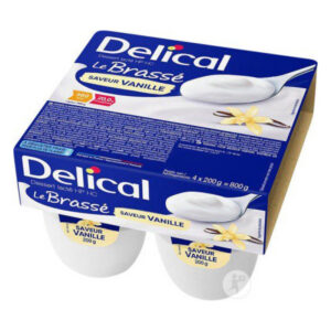 Delical - Brassé HP HC goût vanille 4x200g