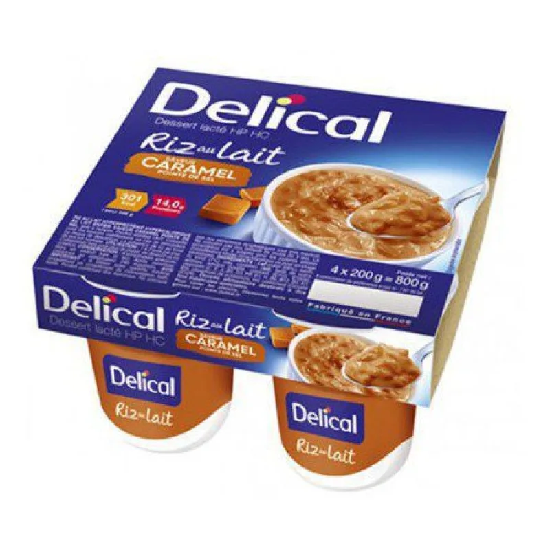 LAIT Riz au HP HC Goût Caramel Delical x200