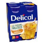 BOISSON Fruitée Goût Orange Delical 4x200ml