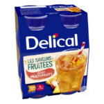 BOISSON Fruitée Goût Multi Fruits Delical 4x200ml