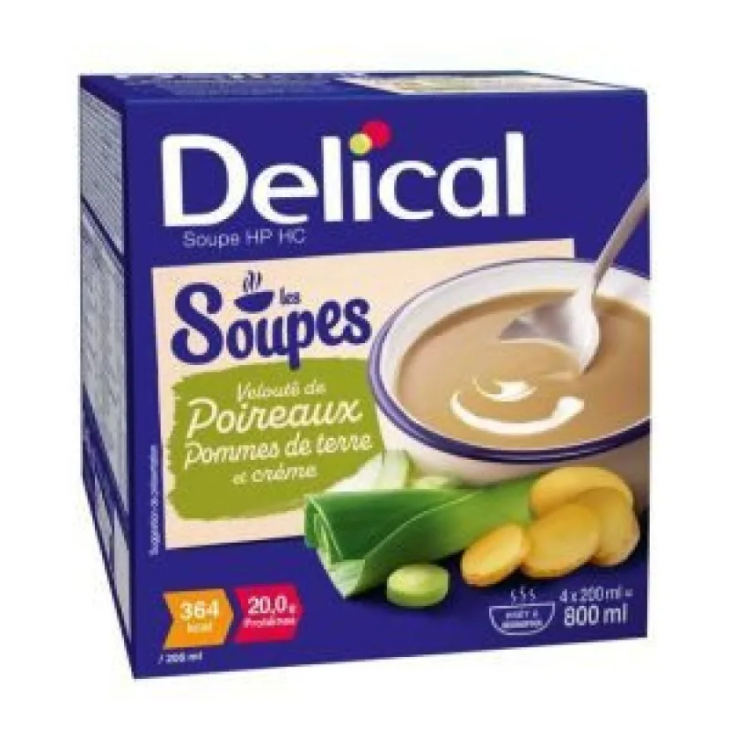 CRÈME Soupe Protéiné Poireaux Pomme de Terre Delical x200