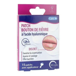 PATCH Care+ Bouton de Fièvre à L'acide Care+