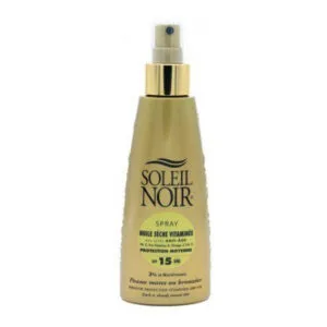 HUILE Spray Sèche Vitaminée Anti Âge SPF15 Soleil Noir 150ml
