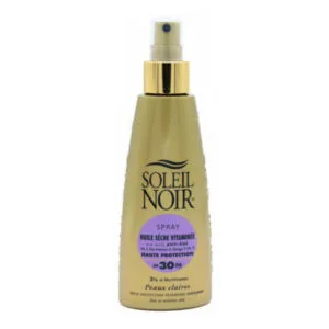 HUILE Spray Sèche Vitaminée Anti Âge SPF30 Soleil Noir 150ml