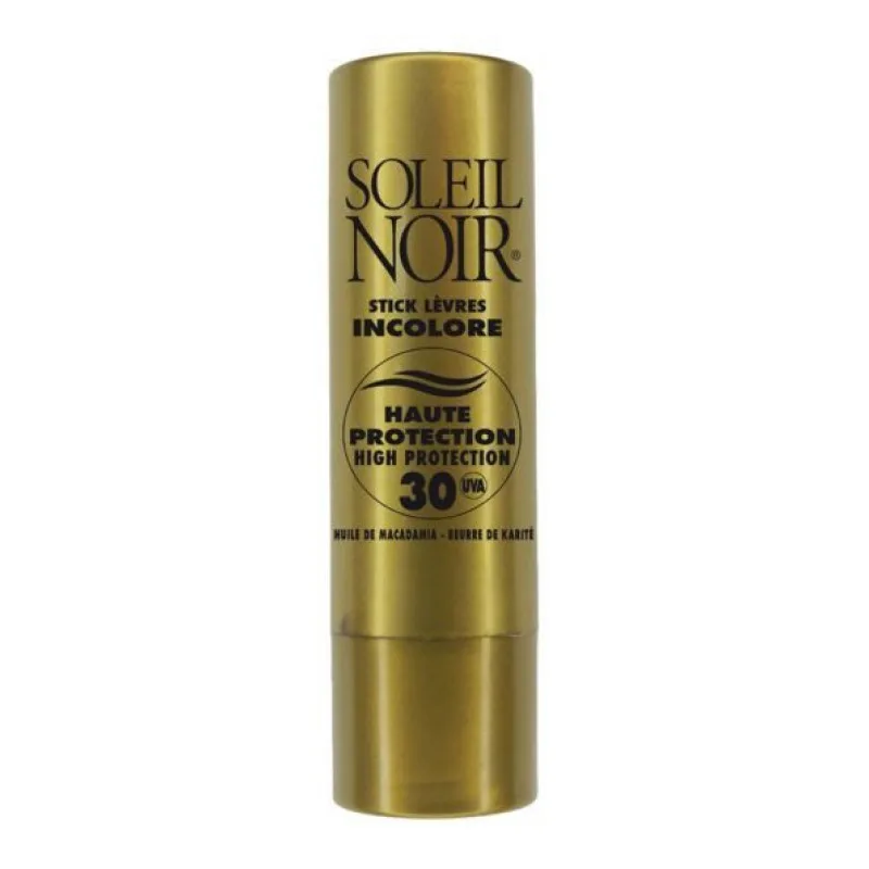 STICK Lèvre Incolore Parfum Vanille SPF30 Soleil Noir