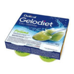 EAU Geliodet Gélifiée Goût Pomme Verte 4g Delical x120
