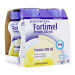 BOISSON NUTRITIONNELLE Protein Complément Nutritionnel Arôme Vanille Bouteilles Fortimel 4x200ml