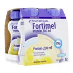 BOISSON NUTRITIONNELLE Protein Complément Nutritionnel Arôme Vanille Bouteilles Fortimel 4x200ml